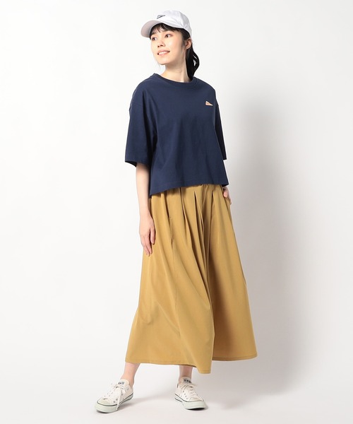 Grand PARK（グランドパーク）の「リップメッシュ　 フレアーパンツ（その他パンツ・レディース・マスタード/ブラック/カーキ・FREE）」の4枚目の写真