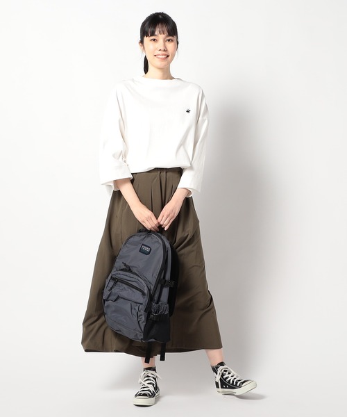 Grand PARK（グランドパーク）の「リップメッシュ　 フレアーパンツ（その他パンツ・レディース・マスタード/ブラック/カーキ・FREE）」の6枚目の写真