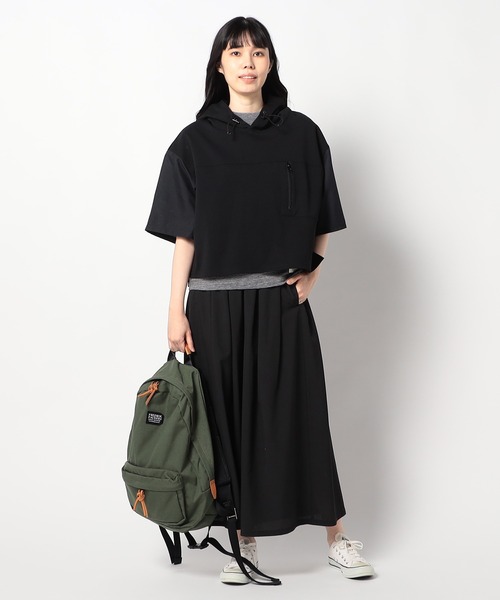 Grand PARK（グランドパーク）の「リップメッシュ　 フレアーパンツ（その他パンツ・レディース・マスタード/ブラック/カーキ・FREE）」の10枚目の写真