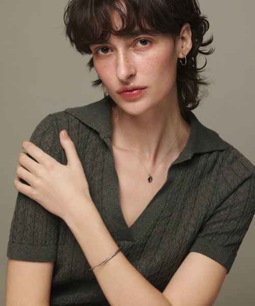 CENE(セネ)の「【CENE】セネ/ニュアンスナローバングル(バングル/リストバンド・レディース・ゴールド/シルバー・FREE)」の10枚目の写真