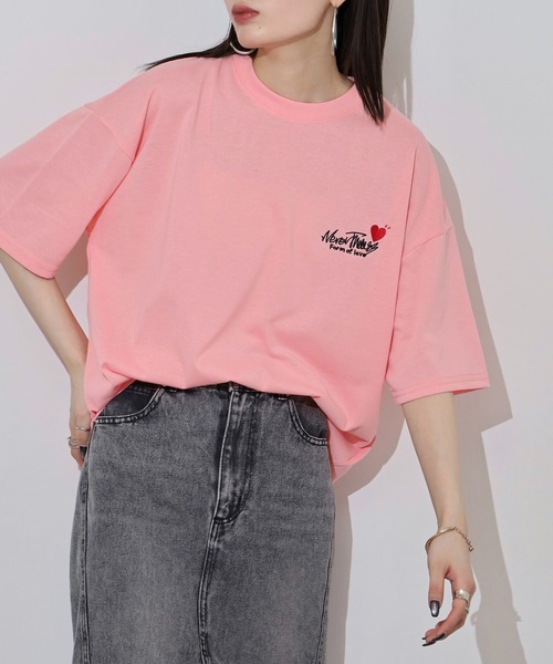 FUNALIVE(ファンアライブ)の「ワイドシルエットミニロゴTシャツ 吸水速乾 UVカット(Tシャツ/カットソー・メンズ・ネイビー/ミント/スミクロ/ブラック/グレイッシュベージュ/ブラック系その他2/ホワイト/サーモンピンク/ダークグリーン/ブルー/ホワイト系その他2/ブラック系その他3・M/L/LL)」の12枚目の写真