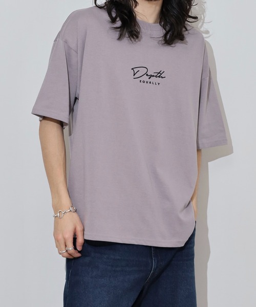 セール】ワイドシルエットミニロゴTシャツ 吸水速乾 UVカット（T