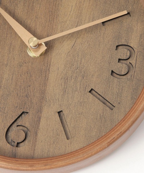 ウッドウォールクロック M（掛け時計）｜studio CLIP（スタディオ