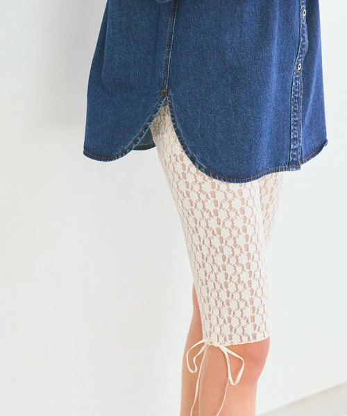 coca（coca）（コカ）の「【WEB限定セール】フラワーカットレースパンツ（その他パンツ・レディース・アイボリー/ブラック・M/L）」の12枚目の写真