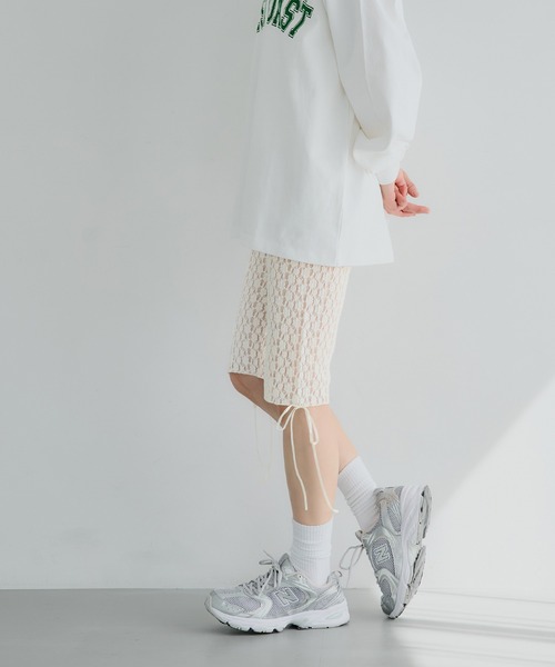 coca（coca）（コカ）の「【WEB限定セール】フラワーカットレースパンツ（その他パンツ・レディース・アイボリー/ブラック・M/L）」の14枚目の写真