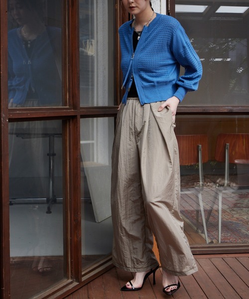 Muel Chic(ミュエルシック)の「Blist color pants ブリストカラーパンツ(その他パンツ・レディース・バイオレット/ブラック/ベージュ/コーラルピンク/黄緑系・FREE)」の19枚目の写真