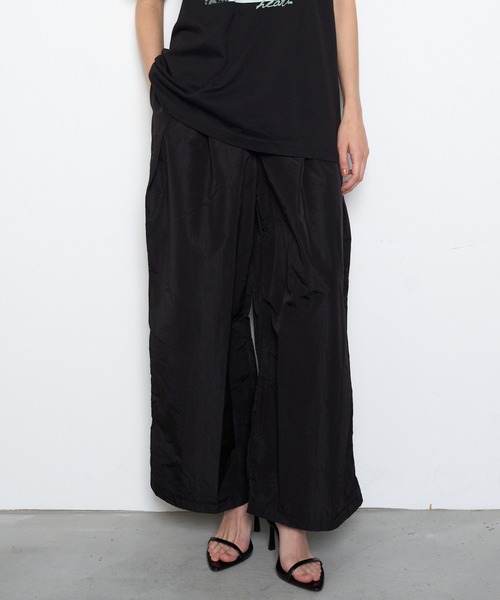 Muel Chic(ミュエルシック)の「Blist color pants ブリストカラーパンツ(その他パンツ・レディース・バイオレット/ブラック/ベージュ/コーラルピンク/黄緑系・FREE)」の14枚目の写真