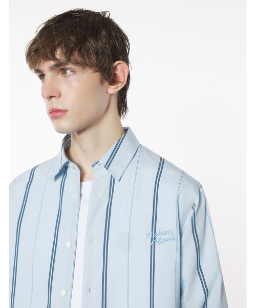 MAISON KITSUNE 長袖 シャツ shirt ブラウス メゾン キツネ 楽天市場】メゾンキツネ シャツ 長袖 メンズ インスティテュー