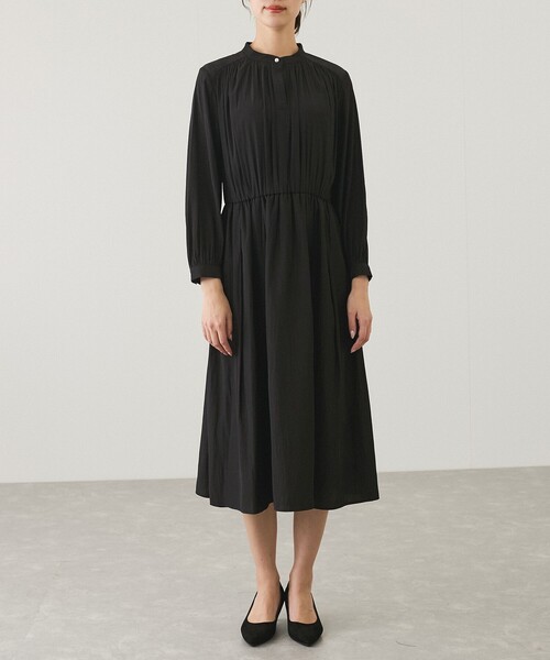 Jayro（ジャイロ）の「パウダーサテンワンピース（ワンピース・レディース・ライトグリーン/グレー系その他/ブラック/ネイビー・M）」の13枚目の写真