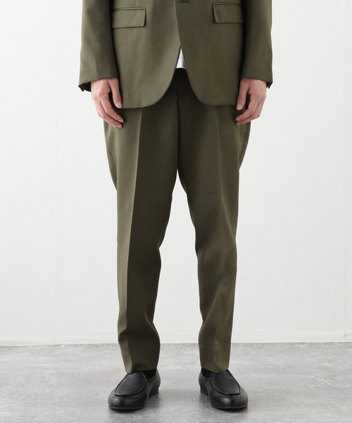 MARKAWARE オリーブ　スラックス markaware スラックス 「markaware/marka」別注 LINEN TROPICAL