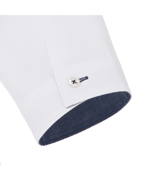 TOKYO SHIRTS(トウキョウシャツ)の「透け防止 形態安定ノーアイロン レギュラー 7分袖ビジネスワイシャツ(ビジネスシャツ・レディース・ホワイト・LL/M/L/XL/S)」の5枚目の写真