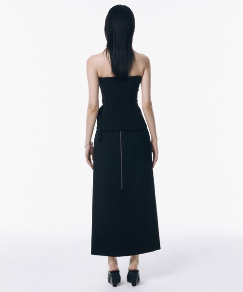 セール】SLIT LAYERED LONGSKIRT/スリットレイヤードロングスカート