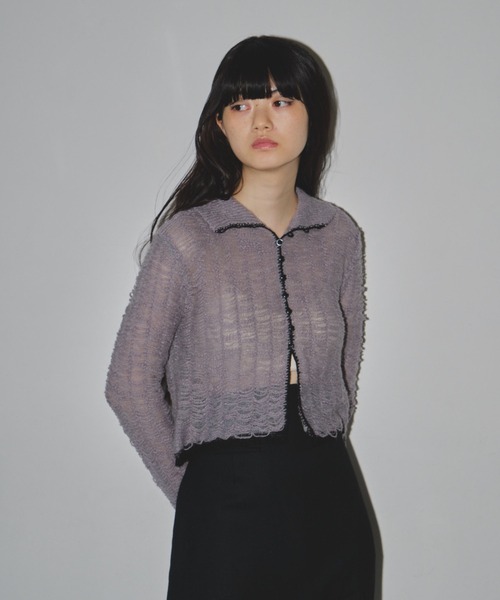 TODAYFUL - aere ニットボレロ TODAYFUL（トゥデイフル）の「ハンドニットボレロ（カーディガン