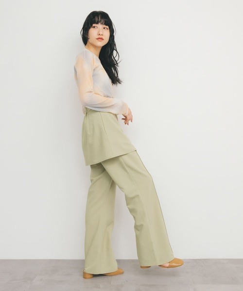 KBF(ケイビーエフ)の「シアーマーブルニット(ニット/セーター・レディース・オレンジ系その他/ピンク系その他/ブルー系その他・ONE)」の10枚目の写真