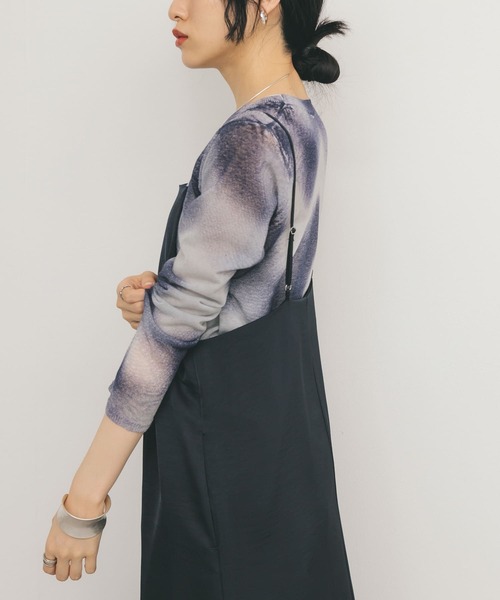 KBF(ケイビーエフ)の「シアーマーブルニット(ニット/セーター・レディース・オレンジ系その他/ピンク系その他/ブルー系その他・ONE)」の19枚目の写真