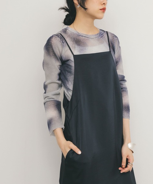 KBF(ケイビーエフ)の「シアーマーブルニット(ニット/セーター・レディース・オレンジ系その他/ピンク系その他/ブルー系その他・ONE)」の22枚目の写真