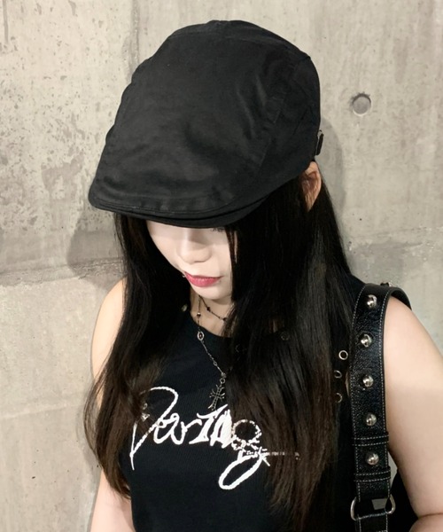lilful（リルフル）の「シンプルデザインハンチングハット（ハンチング/ベレー帽・レディース・ホワイト/ブラック/ベージュ・F）」の9枚目の写真