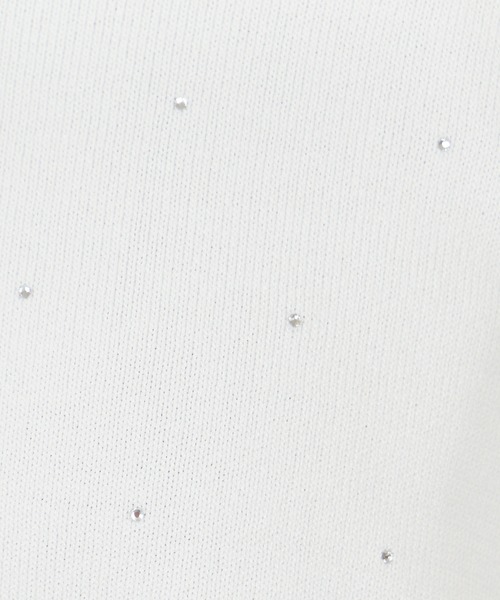 ROYAL PARTY（ロイヤルパーティー）の「プチビジューニットパーカー（パーカー・レディース・ブラック/グレー/オフホワイト/ピンク・FREE）」の18枚目の写真