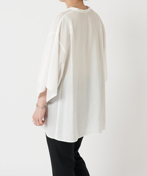 LIVETART（リヴェタート）の「ウエストタックブラウス（シャツ/ブラウス・レディース・ブラック/ホワイト・FREE）」の8枚目の写真