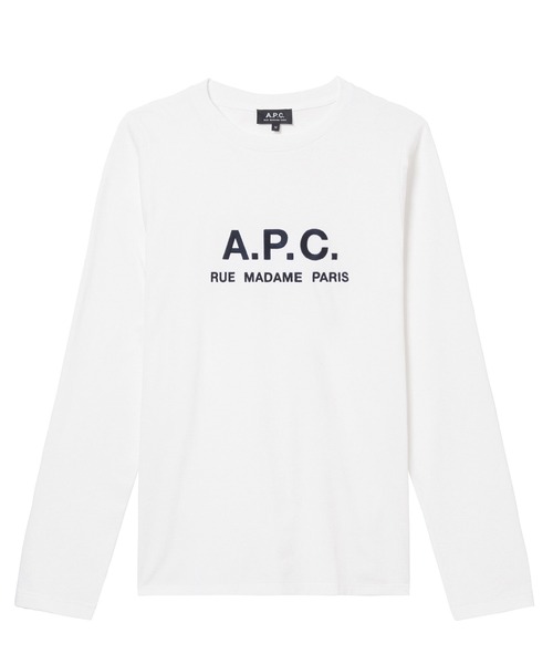 APC ホワイト 長袖ティーシャツ
