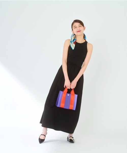 TEMPERATE(テンパレイト)の「TEMPERATE / テンパレイト JOE EDIT(トートバッグ・レディース・クリアブラック/ミント/パープル系その他/サーモンピンク・FREE)」の9枚目の写真