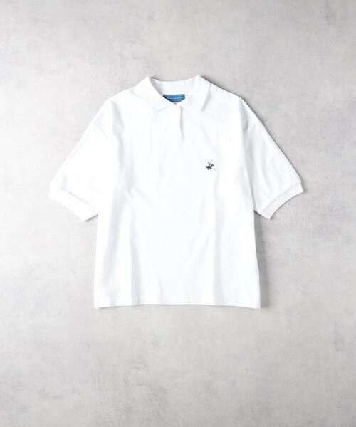 Right-on（ライトオン）の「BEVERLY HILLS POLO CLUB(ビバリーヒルズポロクラブ)【レディース】ポロシャツ（ポロシャツ・レディース・オレンジ/ネイビー/ホワイト/ブラック・M）」の17枚目の写真