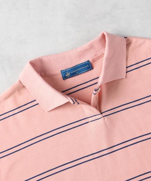 Right-on（ライトオン）の「BEVERLY HILLS POLO CLUB(ビバリーヒルズポロクラブ)【レディース】ポロシャツ（ポロシャツ・レディース・オレンジ/ネイビー/ホワイト/ブラック・M）」の19枚目の写真