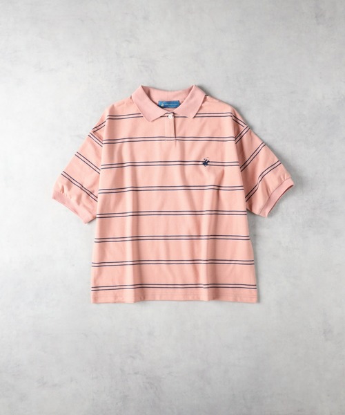 Right-on（ライトオン）の「BEVERLY HILLS POLO CLUB(ビバリーヒルズポロクラブ)【レディース】ポロシャツ（ポロシャツ・レディース・オレンジ/ネイビー/ホワイト/ブラック・M）」の4枚目の写真