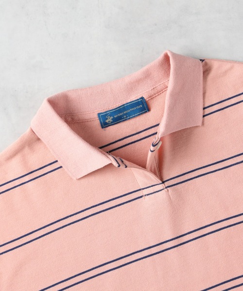 Right-on（ライトオン）の「BEVERLY HILLS POLO CLUB(ビバリーヒルズポロクラブ)【レディース】ポロシャツ（ポロシャツ・レディース・オレンジ/ネイビー/ホワイト/ブラック・M）」の6枚目の写真