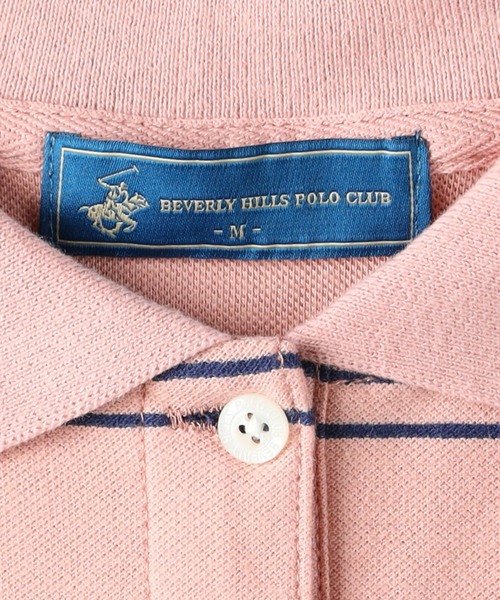 Right-on（ライトオン）の「BEVERLY HILLS POLO CLUB(ビバリーヒルズポロクラブ)【レディース】ポロシャツ（ポロシャツ・レディース・オレンジ/ネイビー/ホワイト/ブラック・M）」の7枚目の写真