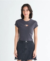 ROXY(���L�V�[)��FUN & ALIVE S/S TEE /���L�V�[�V���[�g��i�Z��j�����|�C���g����T�V���c(T�V���c/�J�b�g�\�[)