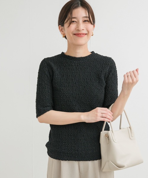 URBAN RESEARCH DOORS / アーバンリサーチ ドアーズ ポコポコレース5分袖Tシャツ セール】ポコポコレース5分袖Tシャツ（Tシャツ/カットソー