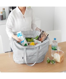 tower（タワー）の「山崎実業 【TOWER/タワー】洗える持ち帰り寿司・ピザが入るレジかごかばん タワー（エコバッグ/サブバッグ）」