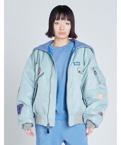 Little Sunny Bite/AVIREX x little sunny bite MA-1 hoodie 