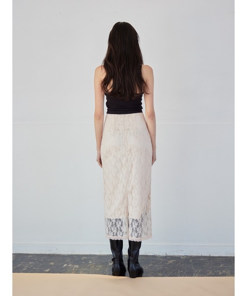 etre loin(エトルワン)の「Ribbon embroidered lace tight skirt(スカート・レディース・ブラック/ピンク/ホワイト・M)」の19枚目の写真