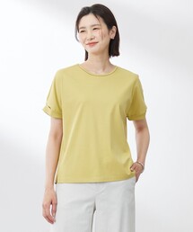 J.PRESS（ジェイプレス）の「【WEB限定カラーあり・洗える】コットンスムース ハシゴレース カットソー（Tシャツ/カットソー）」