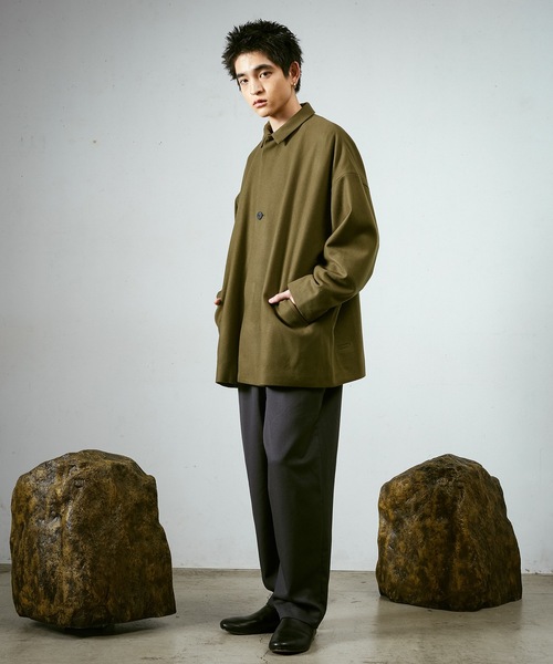 セール】メルトンBigハーフコート（その他アウター）｜Dulcamara