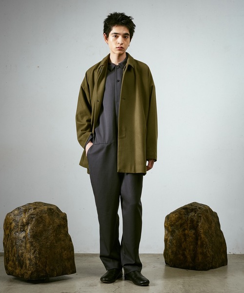 メルトンBigハーフコート（その他アウター）｜Dulcamara（ドゥルカマラ