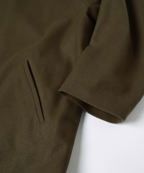 Dulcamara（ドゥルカマラ）の「メルトンBigハーフコート（その他アウター・メンズ・カーキ/ブラック/グレー・0/1）」の17枚目の写真