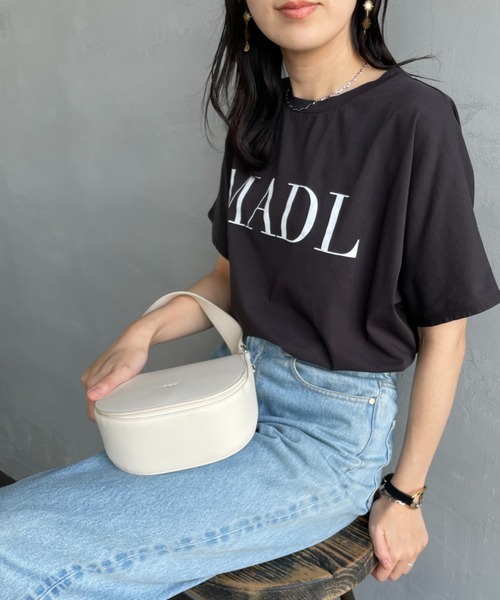 MICA&DEAL/マイカアンドディール] 別注 ロゴプリントTシャツ MICA&DEAL tシャツ Tシャツ 「MICA＆DEAL/マイカアンドディール