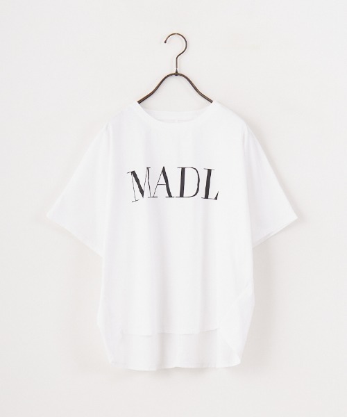 tシャツ 「MICA＆DEAL/マイカアンドディール」 別注 MADL ロゴプリントTシャツ レディース MICA&DEAL tシャツ 「MICA＆DEAL/マイカアンドディール」 別注