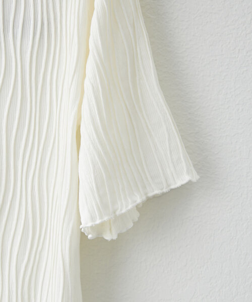 Remind me and forever（リマインドミーアンドフォーエバー）の「【選べるデザイン】ウェーブジャガードプルオーバー（Tシャツ/カットソー・レディース・アイボリー/ブラック系その他/ブラック/ホワイト系その他・FREE）」の6枚目の写真