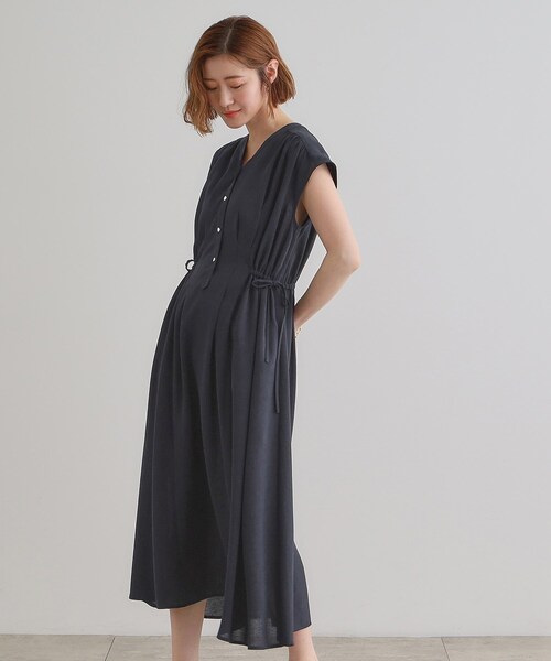 grove（グローブ）の「【雑誌掲載】大人の抜け感、清涼サマーワンピース（ワンピース・レディース・カーキ/ネイビー/ブルー系その他・03/02/01/04/05）」の12枚目の写真