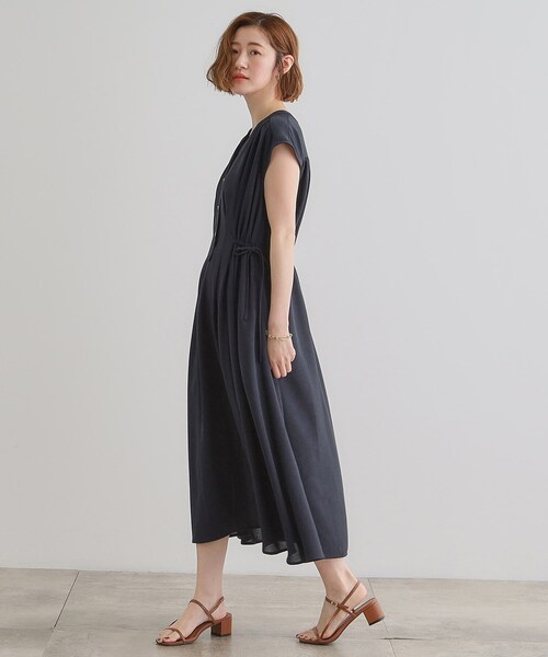 grove（グローブ）の「【雑誌掲載】大人の抜け感、清涼サマーワンピース（ワンピース・レディース・カーキ/ネイビー/ブルー系その他・03/02/01/04/05）」の14枚目の写真