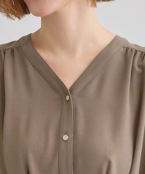 grove（グローブ）の「【雑誌掲載】大人の抜け感、清涼サマーワンピース（ワンピース・レディース・カーキ/ネイビー/ブルー系その他・03/02/01/04/05）」の19枚目の写真