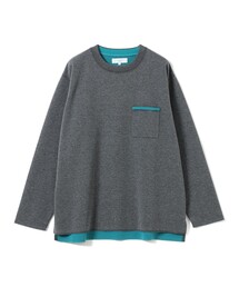 ダブルフェイス クルーネック カットソー