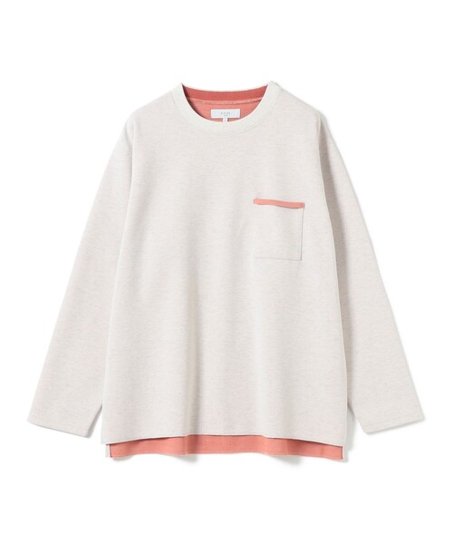 B:MING by BEAMS(ビーミングバイビームス)の「ダブルフェイス クルーネック カットソー(Tシャツ/カットソー・メンズ・ホワイト系その他5/チャコールグレー/ネイビー・S/M/L/XL)」の14枚目の写真