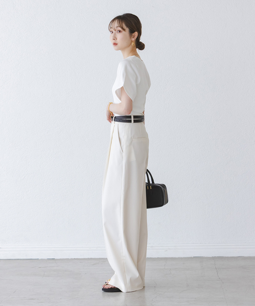 BY MALENE BIRGER/バイマレーネビルガー リブUネックTEE（T