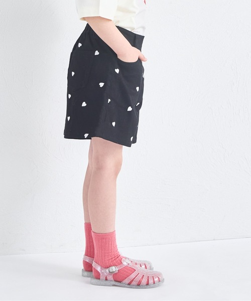 pairmanon（ペアマノン）の「ハート刺繍 ショートパンツ（その他パンツ・キッズ・インディゴブルー/ブラック/ライトブルー・100/110/120/130/140/150/90）」の19枚目の写真