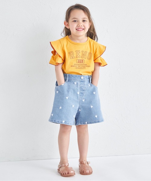 pairmanon（ペアマノン）の「ハート刺繍 ショートパンツ（その他パンツ・キッズ・インディゴブルー/ブラック/ライトブルー・100/110/120/130/140/150/90）」の12枚目の写真